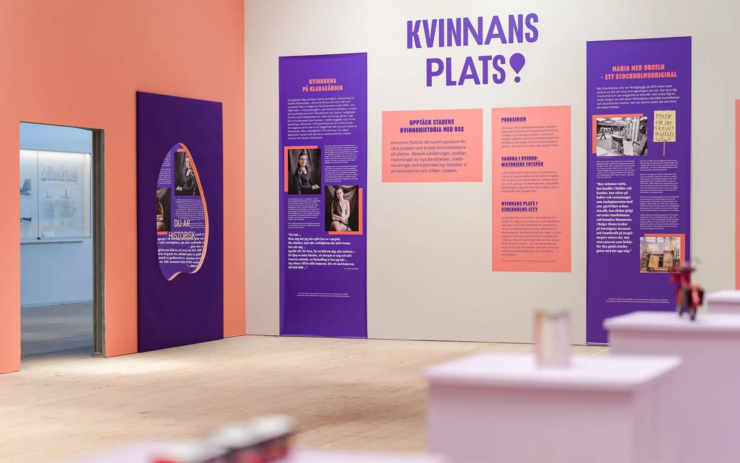 Kvinnohistoriska utställning om kvinnans plats